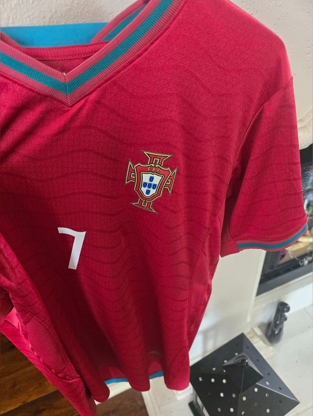 Portugal Men's Red Football Jersey - National Team